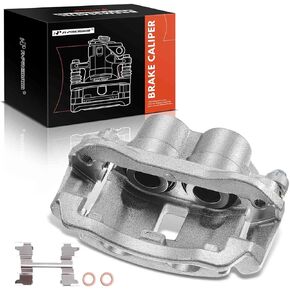 مجموعة فرجار قرص الفرامل A-Premium مع دعامة متوافقة مع موديلات مختارة من Chevy وGMC - Express 2500/Express 3500/ Savana 2500 /Savana 3500 2003-2019 - جانب السائق الخلفي الأيسر