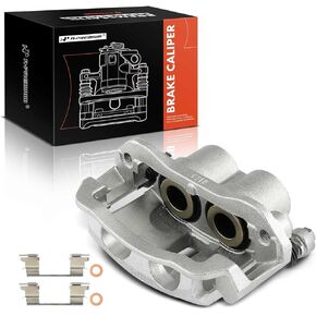 A-Premium Disc Brake Caliper Assembly with Bracket Compatible with Select Chevy and GMC Models - Express 2500/Express 3500/ Savana 2500 /Savana 3500 2003-2019 - Rear Left Driver Side