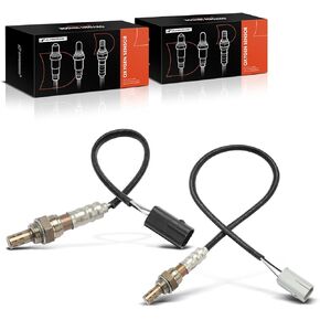 A-Premium O2 Oxygen Sensor Compatible with Nissan Altima 2007 2008 2009 2010 2011 2012 2013, L4 2.5L, Downstream and Center, 2-PC Set, Replace# 226A4JA00A