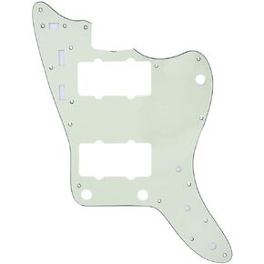 Musiclily Pro 13-Hole Guitar Pickguard for JPN Made Fender Japan Jazzmaster, 3Ply Black