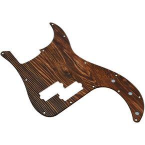 Dopro 13 Hole 3D Printed Plastic Pickguard with Screws PB Bass Scratch Plate for USA/Mexican FD Black/White Grid