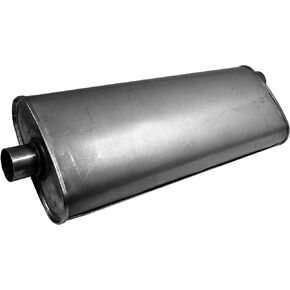 Walker Exhaust Quiet-Flow Stainless Steel 21640 Direct Fit Exhaust Muffler 2.5" Inlet (Inside) 2.25" Outlet (Inside)