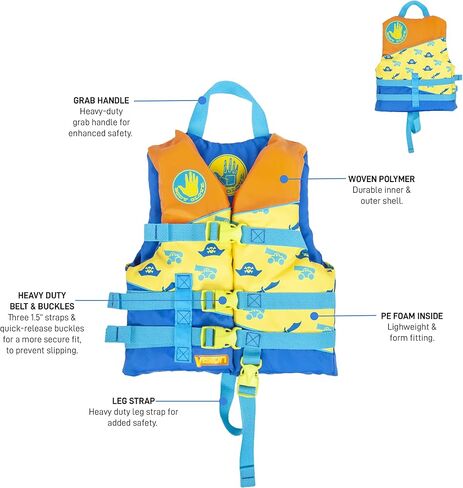 Body Glove Vision Child and Youth Coast Guard Approved PFD Life Vests in Saudi Arabia