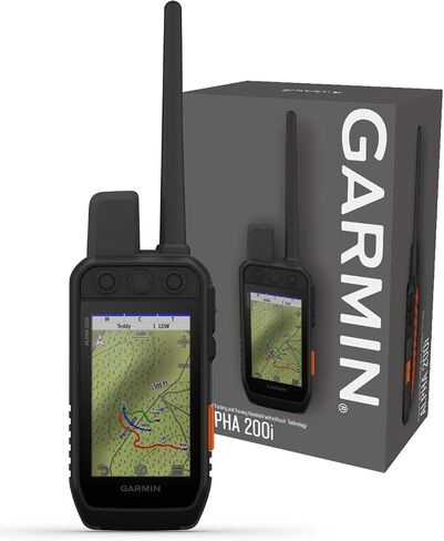 Garmin TT 15X Dog Tracking and Training Collar, 18 Levels of Stimulation, Rugged and Water-Resistant, High-Sensitivity GPS, Red with Wearable4U Whistle and Leash Bundle in Kuwait