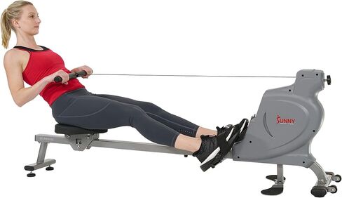 Sunny Health & Fitness Space Efficient Multi-Function Magnetic Rowing Machine in Saudi Arabia
