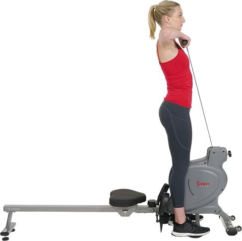 Sunny Health & Fitness Space Efficient Multi-Function Magnetic Rowing Machine in Saudi Arabia