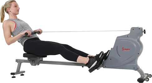 Sunny Health & Fitness Space Efficient Multi-Function Magnetic Rowing Machine in Saudi Arabia