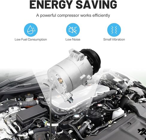 ضاغط تكييف هواء جديد مع قابض لـ 2007-2012 تشيفي ماليبو 2.2L 2.4L، 2005-2010 تشيفي كوبالت HHR 2.0L 2.2L 2.4L، 2002-2005 تشيفي كافالير 2.2L in Kuwait