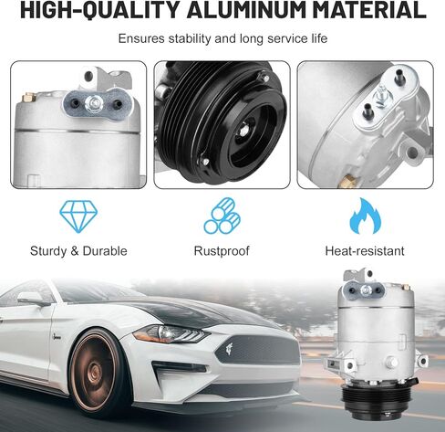 ضاغط تكييف هواء جديد مع قابض لـ 2007-2012 تشيفي ماليبو 2.2L 2.4L، 2005-2010 تشيفي كوبالت HHR 2.0L 2.2L 2.4L، 2002-2005 تشيفي كافالير 2.2L in Kuwait