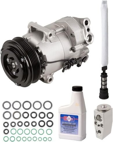 AC Compressor & A/C Kit For Chevy Cruze 1.4T 2012 2013 2014 2015 - Includes Drier, Expansion Valve, PAG Oil & O-Rings - BuyAutoParts 60-89215RK New in Saudi Arabia