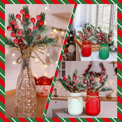 Karenhi 13 Pcs Spring Easter Mason Jar Table Centerpiece with Artificial Tulip Beaded Garland Spring Tiered Tray Decor Spring Easter Table Decor Tulip Mason Jar Spring Decoration in Saudi Arabia