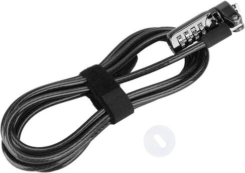 Dioche Laptop Combination Lock Security Cable, Theft Deterrent Keyless Lock with 4 Digit Password Protections for Laptop, MacBook, iPad, Tablets - 1.8m Length in Saudi Arabia