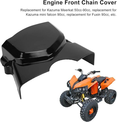 qiilu محرك المحرك سلسلة ضرس الغطاء الجانبي الواقي، غطاء المحرك الأمامي ضرس سبائك الألومنيوم أسنان العجلة يغطي حالة استبدال ل Kazuma Meerkat 50cc ‑ 90cc in Kuwait