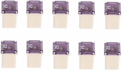 10 قطع من مجموعة الصمامات JCASE Fuse 30 أمبير للسيارات ذات المظهر المنخفض لسيارات Ford وChevy/GM وNissan وToyota Pickup Trucks والسيارات وسيارات الدفع الرباعي in Saudi Arabia