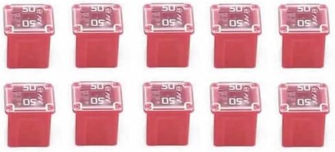 10 قطع من مجموعة الصمامات JCASE Fuse 30 أمبير للسيارات ذات المظهر المنخفض لسيارات Ford وChevy/GM وNissan وToyota Pickup Trucks والسيارات وسيارات الدفع الرباعي in Saudi Arabia