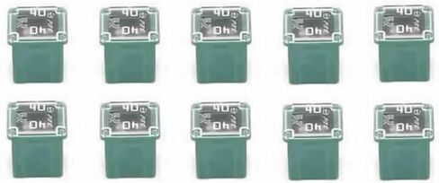 10 قطع من مجموعة الصمامات JCASE Fuse 30 أمبير للسيارات ذات المظهر المنخفض لسيارات Ford وChevy/GM وNissan وToyota Pickup Trucks والسيارات وسيارات الدفع الرباعي in Saudi Arabia