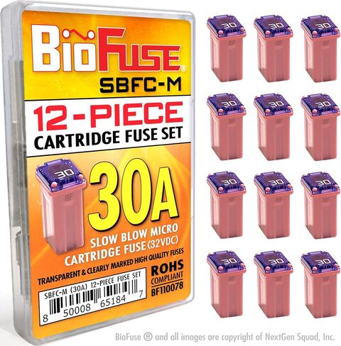 SBFC-M خرطوشة صغيرة بطيئة النفخ مكونة من 20 قطعة من الصمامات 15A 20A 25A 30A 40A (MCASE، FMM نوع الصمامات) in Kuwait
