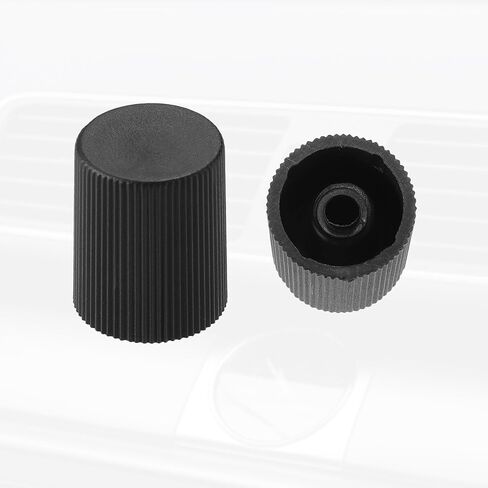 X AUTOHAUX 1 قطعة معرف 0.56 بوصة أغطية صمامات مكيف هواء السيارات غطاء صمام الهواء مجموعة غطاء سدادة الغبار لنظام تكييف الهواء للسيارة إصلاح تكييف الهواء ABS بلاستيك أسود in Saudi Arabia
