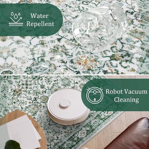 Morebes Vintage Washable Bathroom Runner,Floral Rug Runners for Hallways 6 Feet Non Slip, Distressed Brick Red Runner Rug for Bedrooms, Throw Carpet Runner for Kitchen Entry Entrance in Saudi Arabia