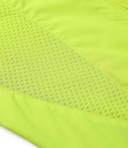 Men's High Visibility Cycling Jacket Convertible UPF50+ Windproof Lightweight Windbreaker in Saudi Arabia