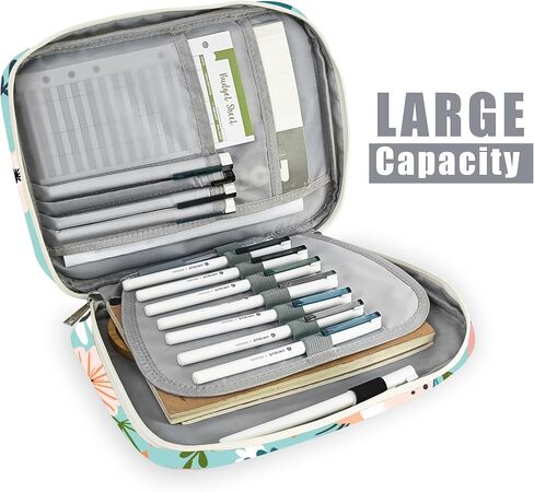 غطاء الكتاب المقدس للنساء والفتيات حقيبة حمل الكتاب المقدس مع مقبض دراسة الكتاب المقدس حقيبة واقية موضوع الأزهار in Kuwait