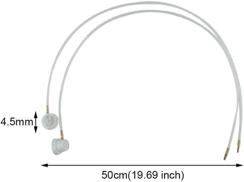 2Pcs White Aerosol Nozzle 360 Degrees Extension Hose for Male Stem Spray Cans 4.5mm Extension Fluid Auto Car Nozzle Film Body Repair Paint Spray Guns Paint Tools and Equipment (19.69in) in Saudi Arabia