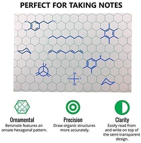 Index Cards, for Organic and Bio Chemistry, 4" x 6", Hexagonal Graph Rule, Green Lined, 100 Index Cards in Saudi Arabia