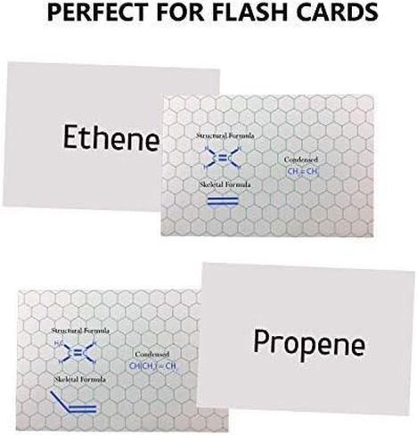 Index Cards, for Organic and Bio Chemistry, 4" x 6", Hexagonal Graph Rule, Green Lined, 100 Index Cards in Saudi Arabia