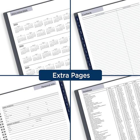 AT-A-GLANCE 2024 Monthly Planner, DayMinder, 8-1/2" x 11", Large, Gray (GC4700724) in Saudi Arabia