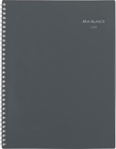 AT-A-GLANCE 2024 Monthly Planner, DayMinder, 8-1/2" x 11", Large, Gray (GC4700724) in Saudi Arabia