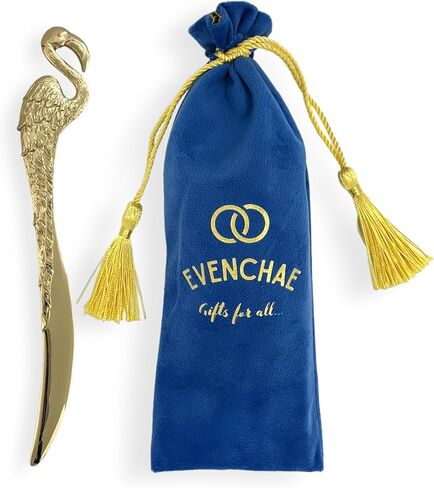 Flamingo Letter Opener, Elegant Gold Finish, Desk Accessory for Envelopes & Mail, 7.75 in L in Kuwait