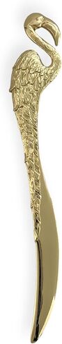 Flamingo Letter Opener, Elegant Gold Finish, Desk Accessory for Envelopes & Mail, 7.75 in L in Kuwait