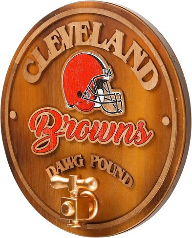 FOCO Cleveland Browns NFL Keg Tap Sign in Saudi Arabia