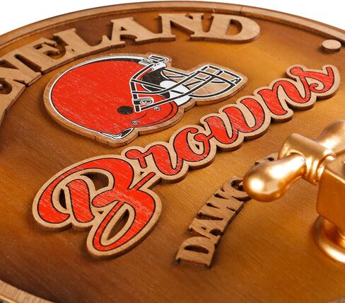 FOCO Cleveland Browns NFL Keg Tap Sign in Saudi Arabia