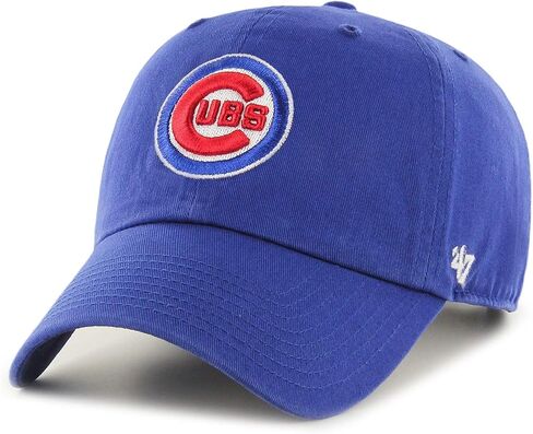 '47 Brand Chicago Cubs Clean Up MLB Dad Hat Cap Royal in Saudi Arabia