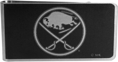 Siskiyou Sports NHL Unisex Black and Steel Money Clip in Saudi Arabia