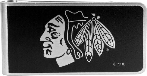 Siskiyou Sports NHL Unisex Black and Steel Money Clip in Saudi Arabia