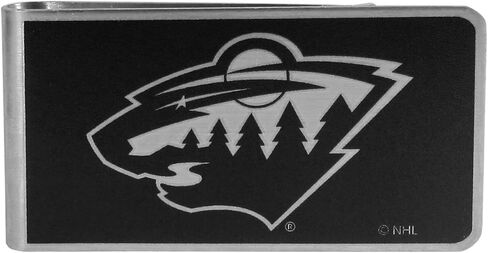Siskiyou Sports NHL Unisex Black and Steel Money Clip in Saudi Arabia