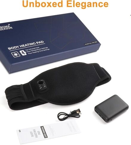 وسادة تدفئة للحيض، وسادة تدفئة لاسلكية لتخفيف آلام الدورة الشهرية، والتشنجات، وآلام الدورة الشهرية، وآلام الظهر، وآلام أسفل الظهر in Kuwait