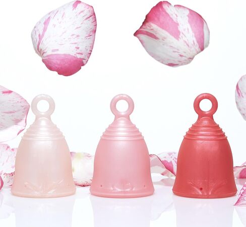 كوب الحيض الدائري - حماية ضد الانسكاب - كبير، قوي للغاية in Kuwait