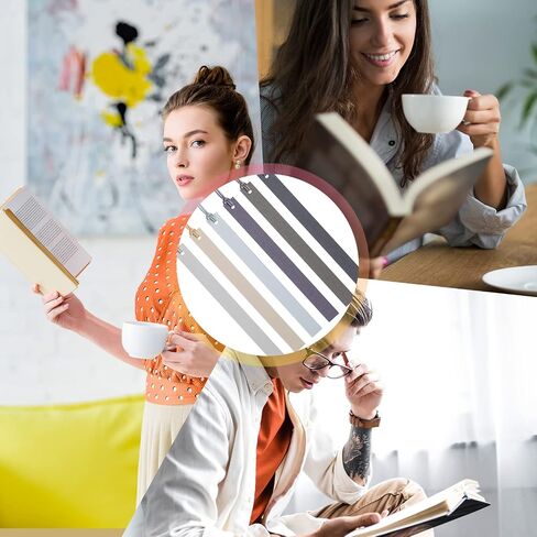 12 قطعة من الإشارات المرجعية الجلدية الباستيل، الإشارات المرجعية الملونة، الإشارات المرجعية الجلدية للنساء والطلاب والمدرسين ومحبي الكتب ومستلزمات القراءة (باستيل) in Kuwait