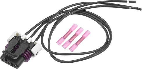 Motoforti Camshaft Crankshaft Speed Sensor Map Senor Ignition Coil Others Position Sensor Connector Pigtail, for GM LS2, Plastic, No.10456256, Black, 1 Set in Saudi Arabia