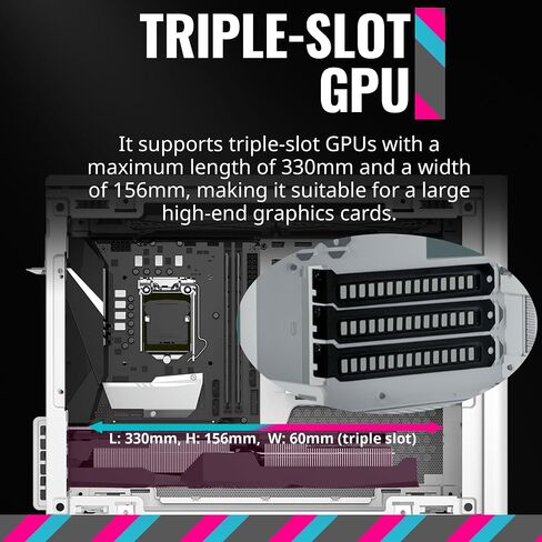 حافظة كمبيوتر Cooler Master NR200P V2 Mini-ITX 18L، مبرد سائل بتركيب علوي 240 مم | 280 مم، تركيب رأسي 356 مم، وحدة معالجة الرسومات 3.5 فتحة، مقسى | لوحة تهوية، USB 3.2 Gen 2x2 Type C (NR200PV2-KCNN-S00) in Saudi Arabia