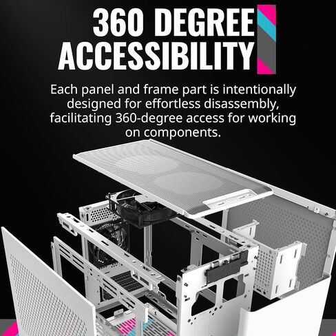 حافظة كمبيوتر Cooler Master NR200P V2 Mini-ITX 18L، مبرد سائل بتركيب علوي 240 مم | 280 مم، تركيب رأسي 356 مم، وحدة معالجة الرسومات 3.5 فتحة، مقسى | لوحة تهوية، USB 3.2 Gen 2x2 Type C (NR200PV2-KCNN-S00) in Saudi Arabia