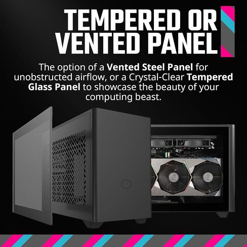 حافظة كمبيوتر Cooler Master NR200P V2 Mini-ITX 18L، مبرد سائل بتركيب علوي 240 مم | 280 مم، تركيب رأسي 356 مم، وحدة معالجة الرسومات 3.5 فتحة، مقسى | لوحة تهوية، USB 3.2 Gen 2x2 Type C (NR200PV2-KCNN-S00) in Saudi Arabia