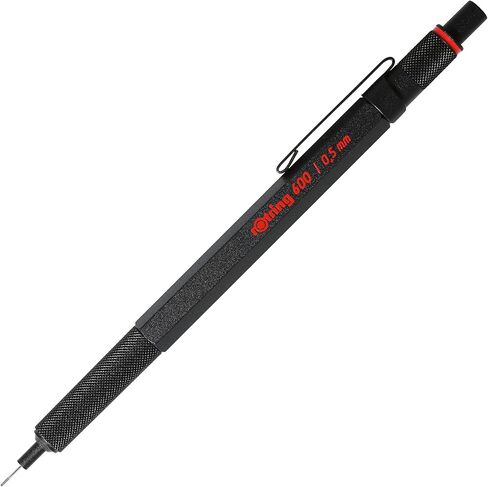 Rotring 600 Mechanical Pencil, 0.7 mm, Full-Metal Body, Black in Saudi Arabia