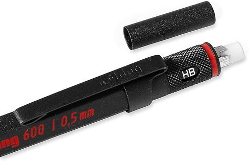 Rotring 600 Mechanical Pencil, 0.7 mm, Full-Metal Body, Black in Saudi Arabia