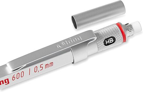 Rotring 600 Mechanical Pencil, 0.7 mm, Full-Metal Body, Black in Saudi Arabia