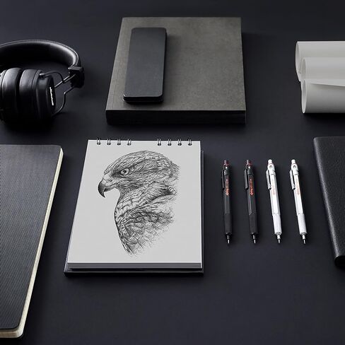 Rotring 600 Mechanical Pencil, 0.7 mm, Full-Metal Body, Black in Saudi Arabia