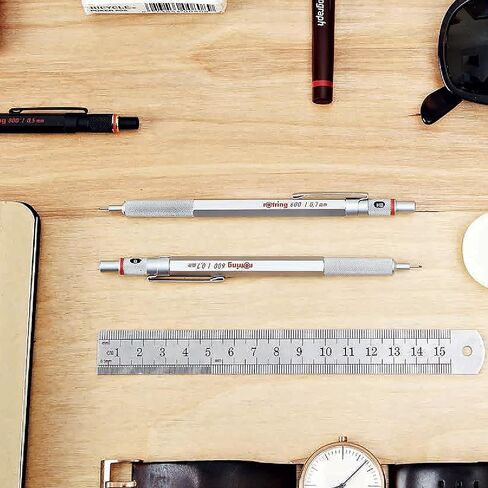 Rotring 600 Mechanical Pencil, 0.7 mm, Full-Metal Body, Black in Saudi Arabia